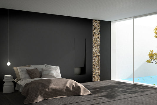 Vintage Leather Black Wallpaper
