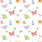 Butterfly Rainbow Kids Wallpaper