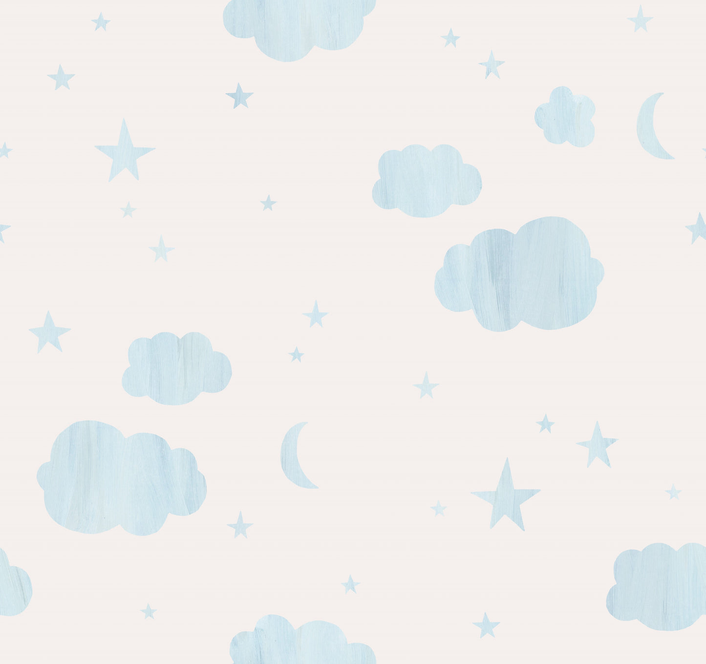 Clouds Blue Kids Wallpaper