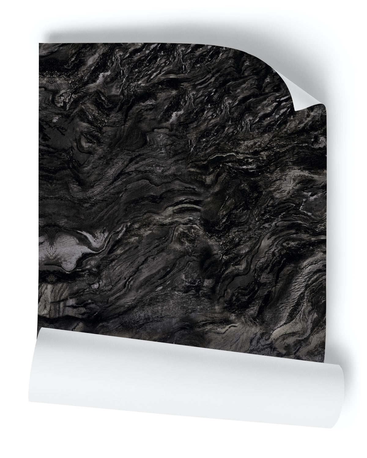 Phantus Black Natural Stone Traditional and Removable Wallpaper ...