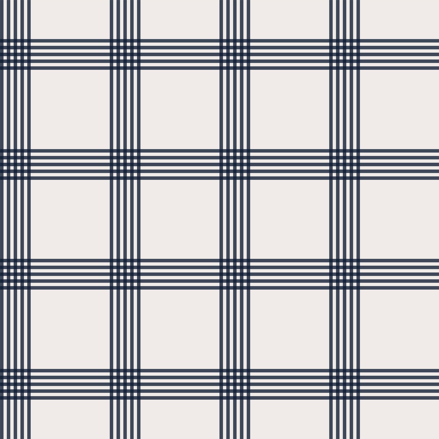 Plaid Stripes Navy Geometric Wallpaper