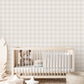 Plaid Square Gray Geometric Wallpaper