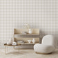 Plaid Square Gray Geometric Wallpaper