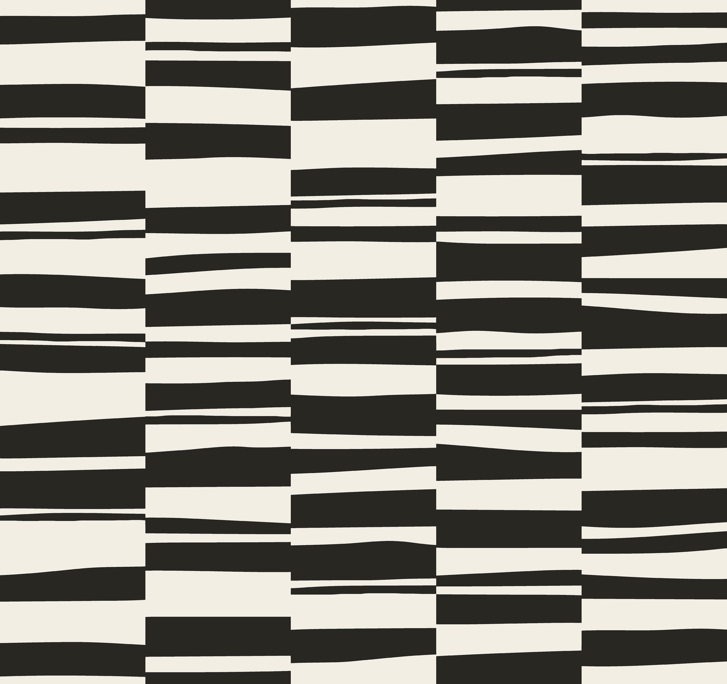 Stripe Splice Black Geometric Wallpaper