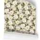 White Flower Beige Floral Wallpaper
