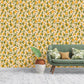 Peach Apricots Floral Fruit Wallpaper
