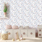 Branched Floral Pink Self-Adhesive Sample