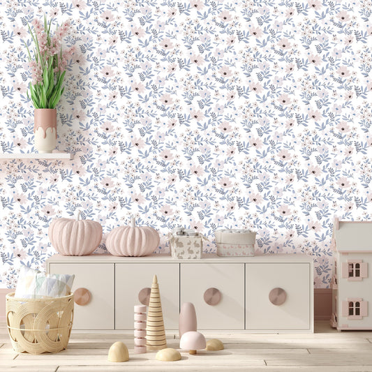Branched Floral Pink Self-Adhesive Sample