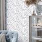 Branched Floral Pink Wallpaper