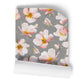 Blooms Light Gray Floral Wallpaper