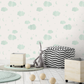 Clouds Green Kids Wallpaper