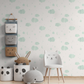Clouds Green Kids Wallpaper
