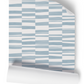 Stripe Splice Blue Geometric Wallpaper