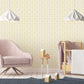 Spanish Tile Yellow Geometric Wallpaper