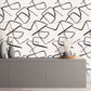 Zig Black/Beige Geometric Wallpaper